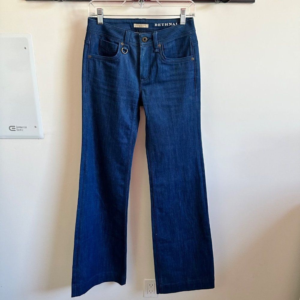 Burberry Blue Flare & Wide Leg Jeans